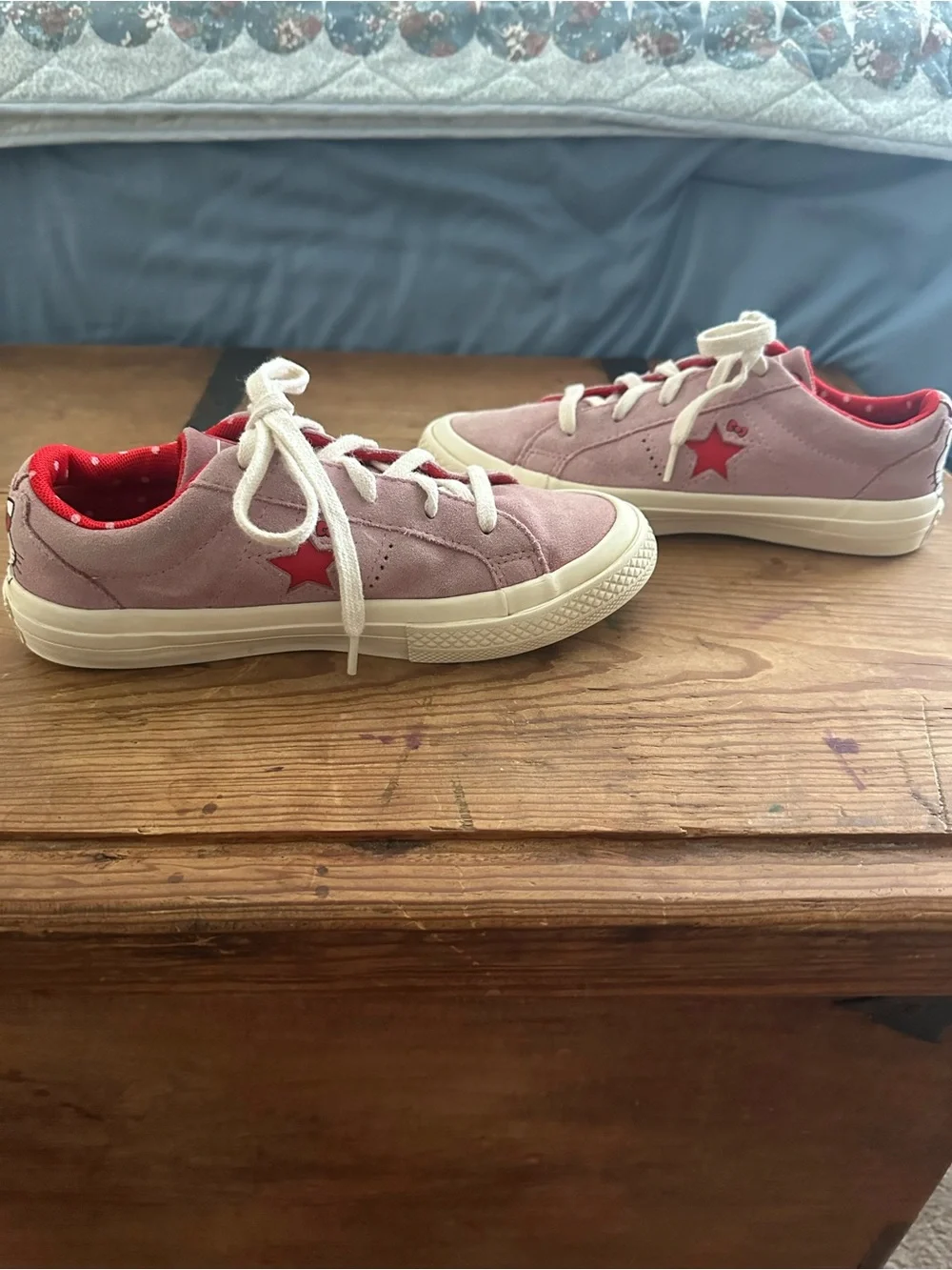 Girls Converse Hello Kitty Sneakers
